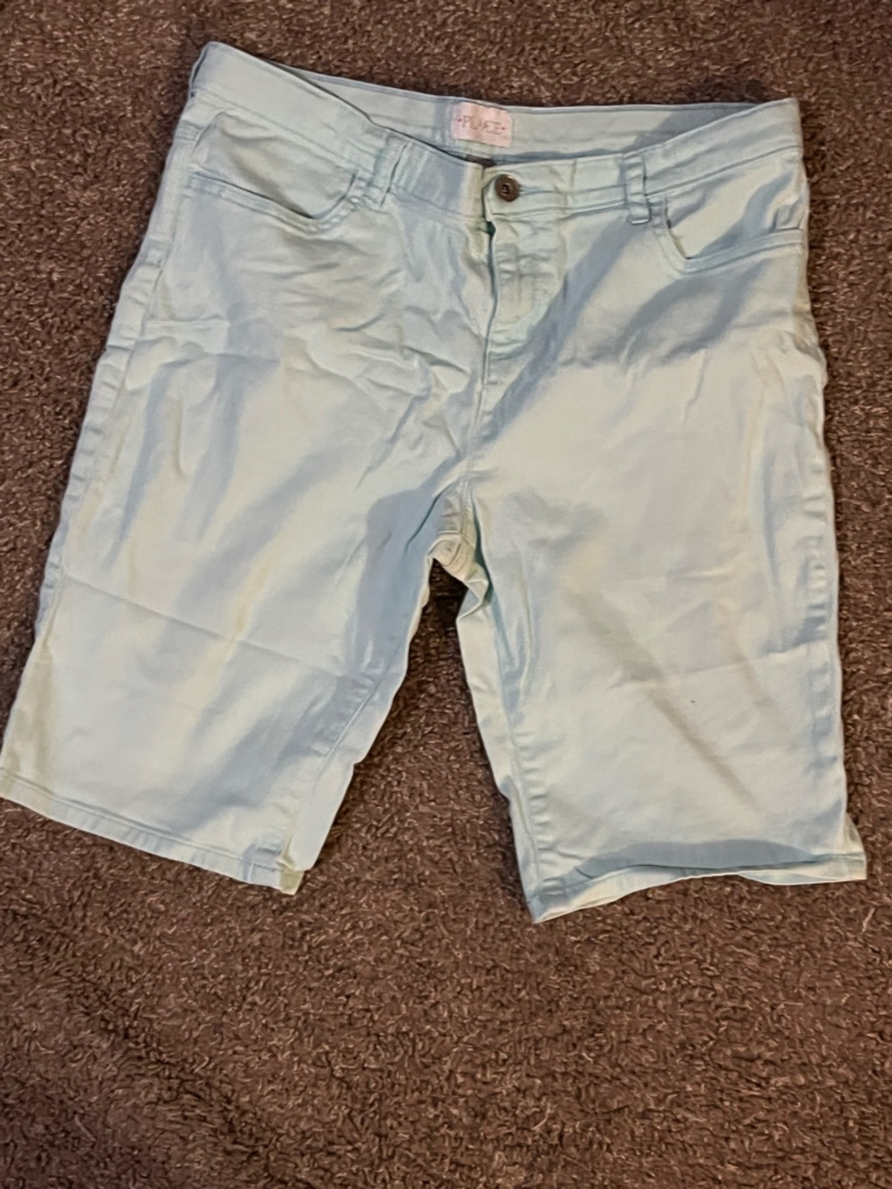 The Children's Place Light Mint Green Girls' Shorts - Picture 2 of 2